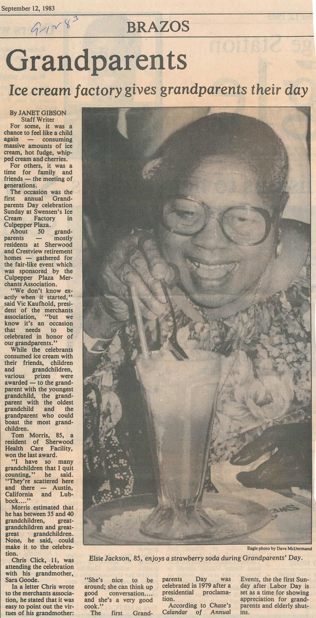 The Eagle Archives: Swensen's Ice Cream